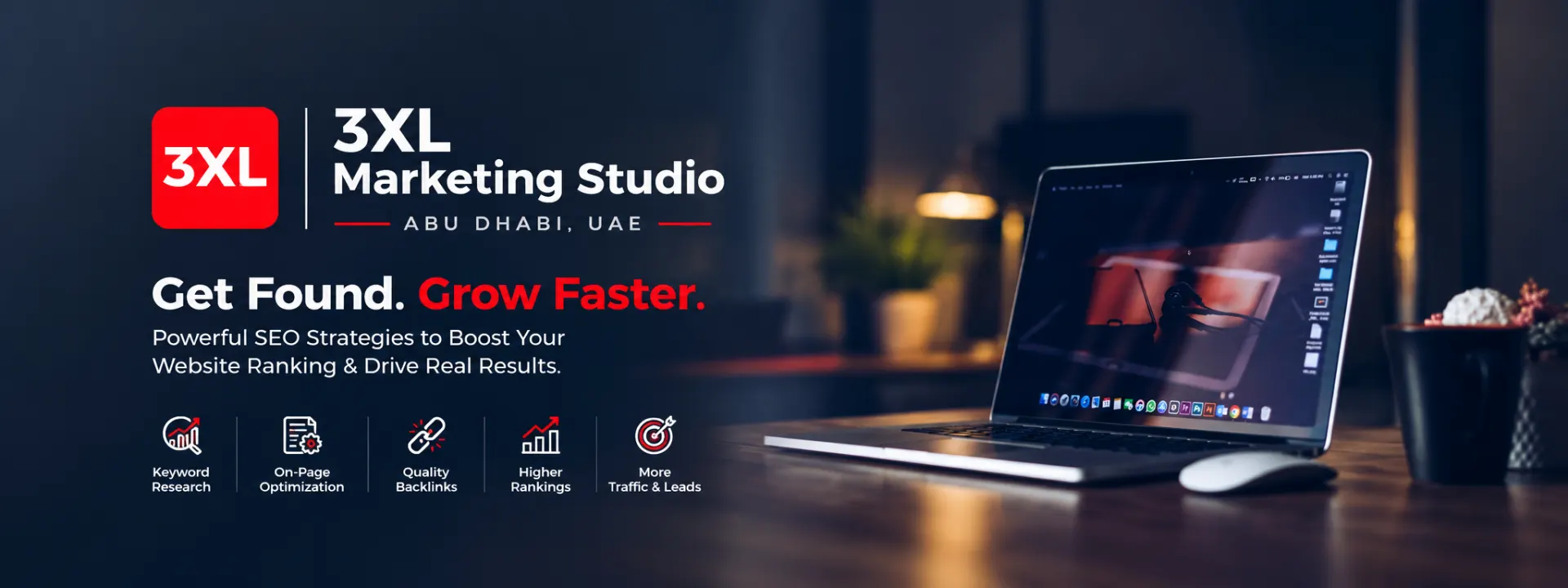 Get Found. Grow Faster. — powerful SEO strategies to boost rankings and drive real results